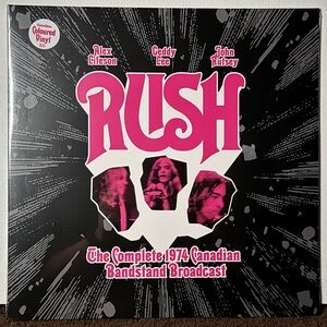 Rush LP Vinyl Complete Live 1974 Canadian Bandstand New Sealed Pre-Neil Peart